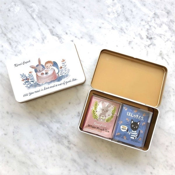 [Limited Edition] Karel Capek 10 Tea Lover Tin Can / Friends (10 pcs.)
