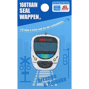 [pre-order] Irohaism Japan Train Seal Patch (front view)