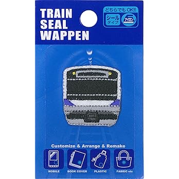 [pre-order] Irohaism Japan Train Seal Patch (front view)