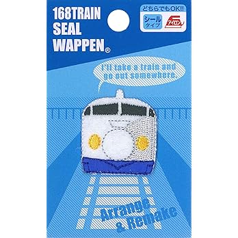 [pre-order] Irohaism Japan Train Seal Patch (front view)