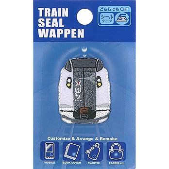 [pre-order] Irohaism Japan Train Seal Patch (front view)