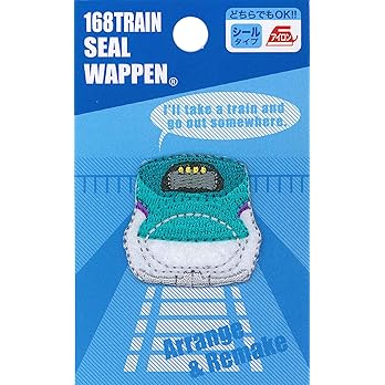 [pre-order] Irohaism Japan Train Seal Patch (front view)