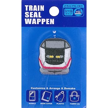 [pre-order] Irohaism Japan Train Seal Patch (front view)