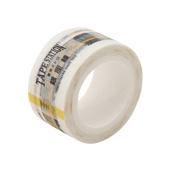 [RESTOCK!] TAPE STATION SHIBUYA Washi Tape / Tokyo Metro Ginza Line 1000