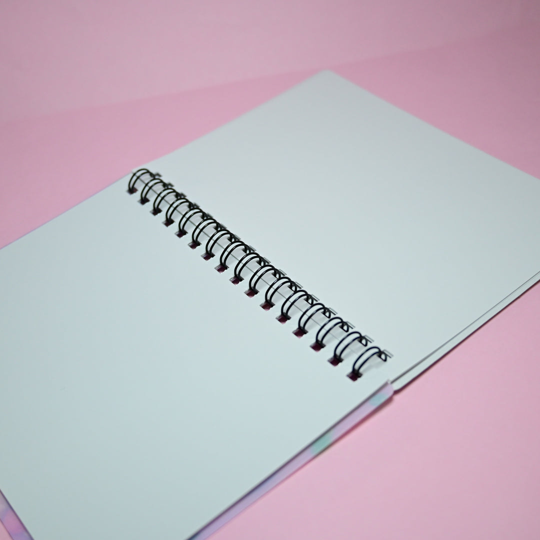 Cute Colorful Bunny and Bear Sticker Collecting Notebook A6