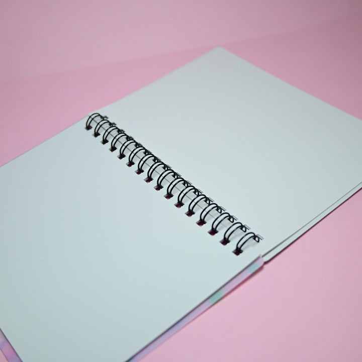 Cute Colorful Bunny and Bear Sticker Collecting Notebook A6