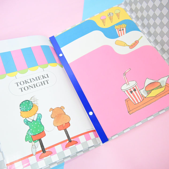 Koi Ikeno TOKIMEKI TONIGHT Colorful Retro Diner Folder