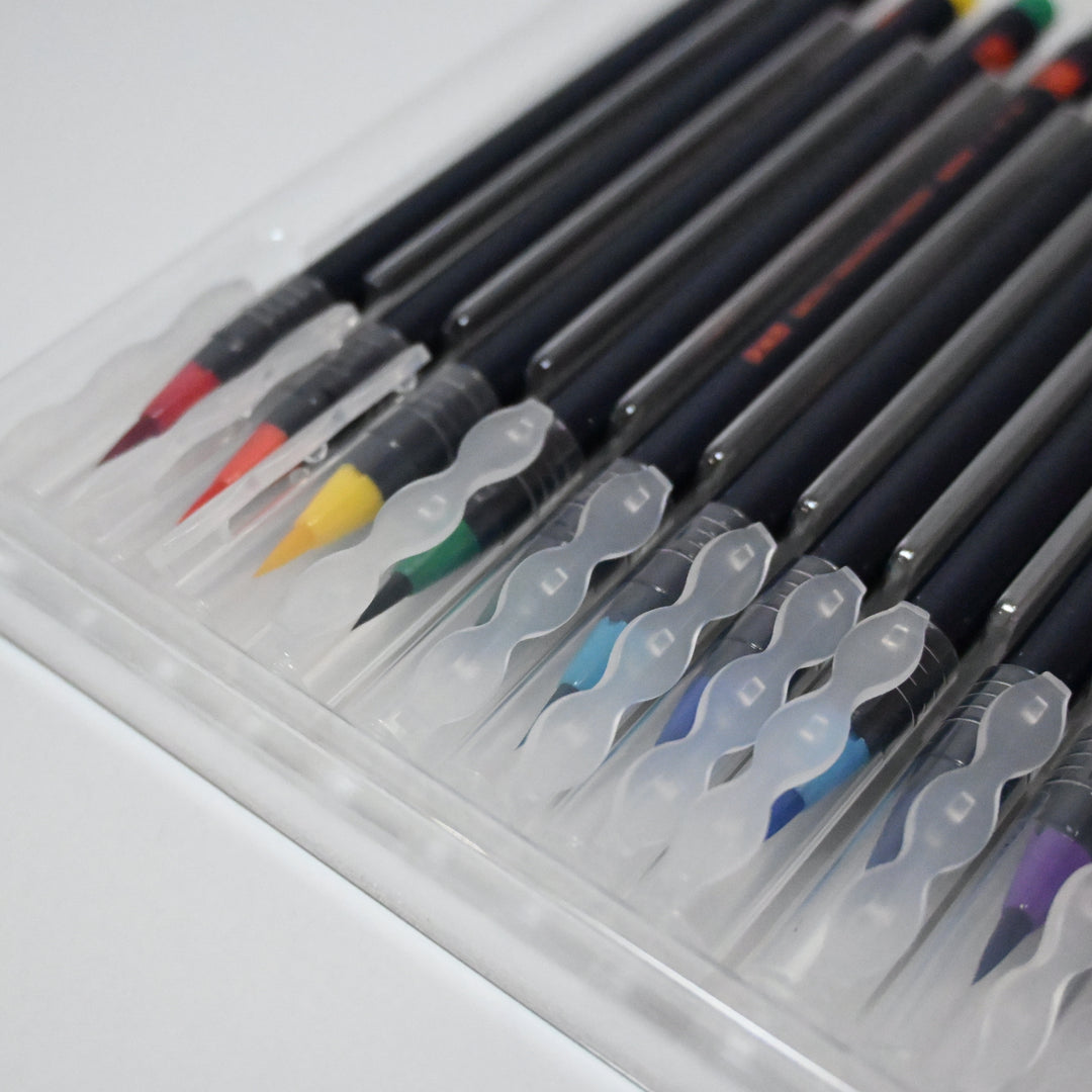 SAI Water Paint Brush Sets - Traditional Japanese colors
