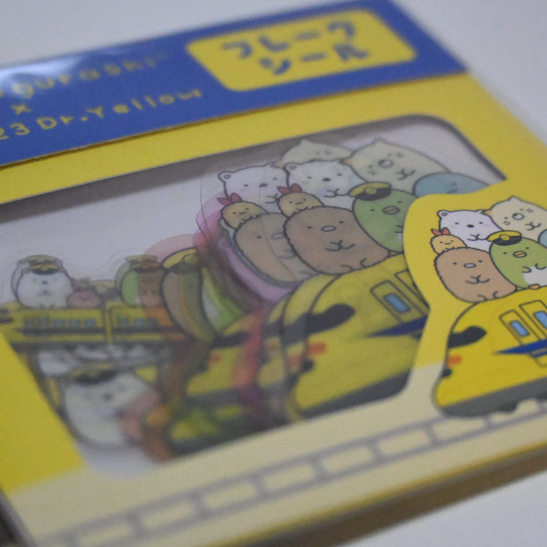 Sumikkogurashi x Dr Yellow flake seal