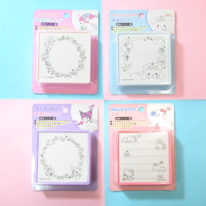 Sanrio Characters Big Self-inking Stamp (4 designs)