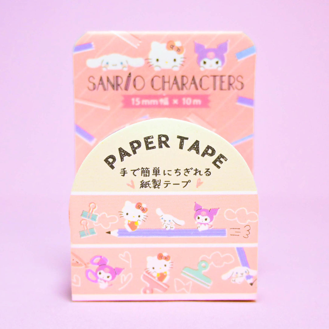 サンリオキャラクターズ 文具コレクション ピンク マスキングテープ