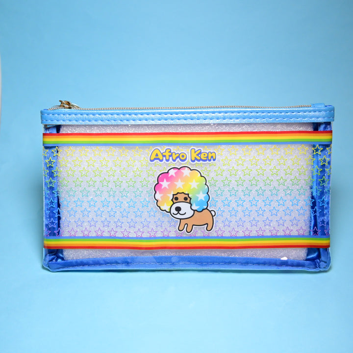Afro Ken Afro Dog Clear Pencil Case