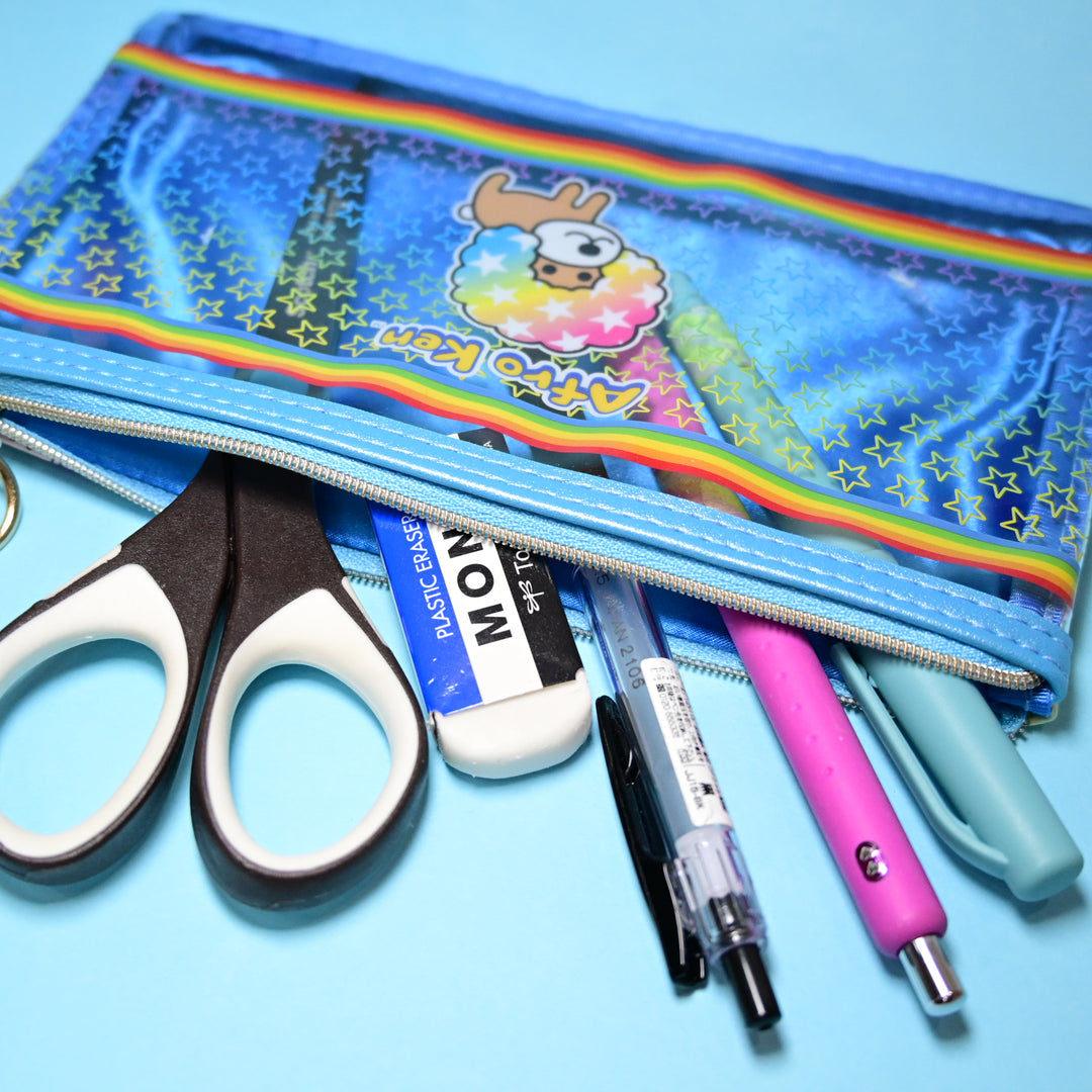 Afro Ken Afro Dog Clear Pencil Case