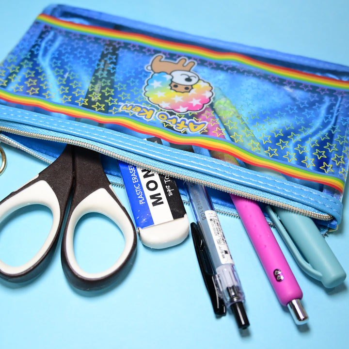 Afro Ken Afro Dog Clear Pencil Case