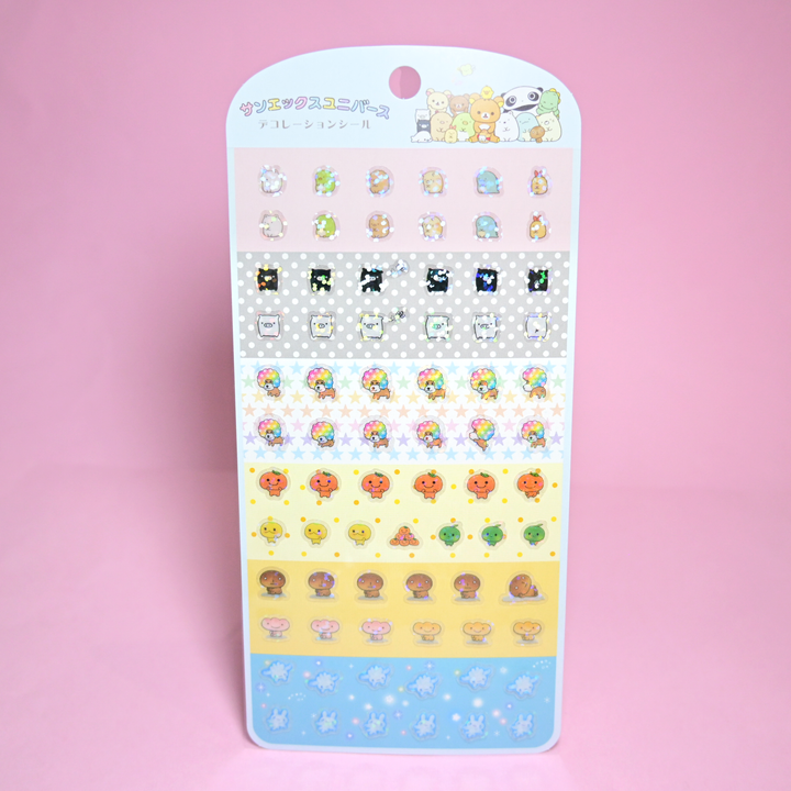 San-x Characters Decoration Holo Sticker Seal