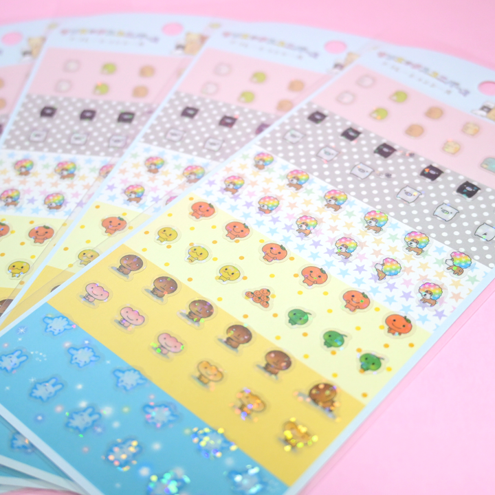 San-x Characters Decoration Holo Sticker Seal
