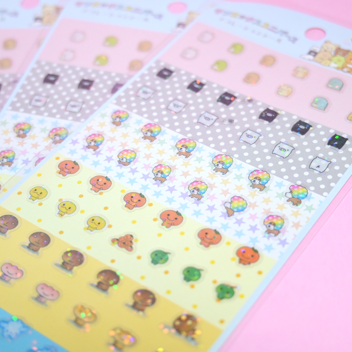 San-x Characters Decoration Holo Sticker Seal