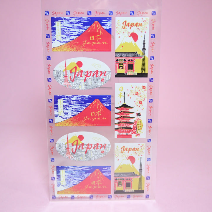 Frontia Japan Themed Sticker Sheet