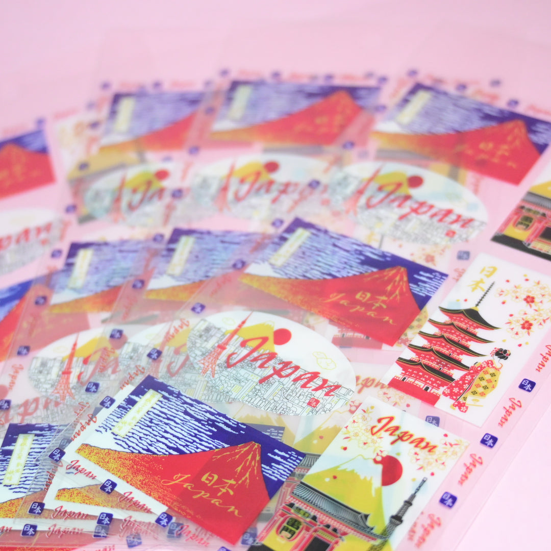 Frontia Japan Themed Sticker Sheet