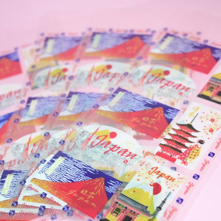 Frontia Japan Themed Sticker Sheet