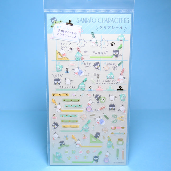 Sanrio Characters Stationery Collection BLUE Sticker Sheet