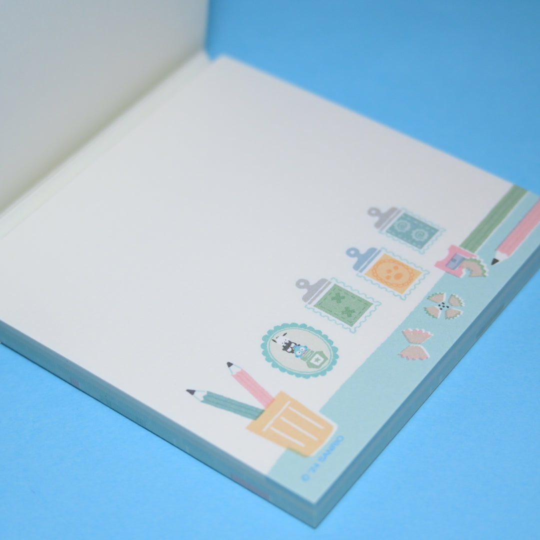 Sanrio Characters Stationery Collection BLUE Memo Pad