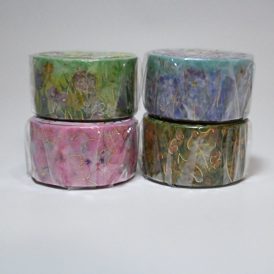 BGM Cats in the Garden Washi Tape Set 2cm (4 pcs.)