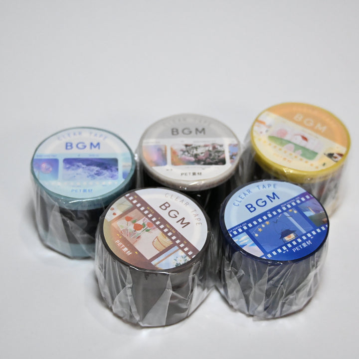 BGM Life in Film Strips Clear Tape Set 3cm (5 pcs.)