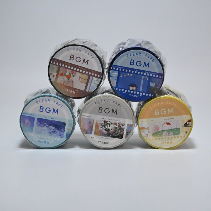 BGM Life in Film Strips Clear Tape Set 3cm (5 pcs.)