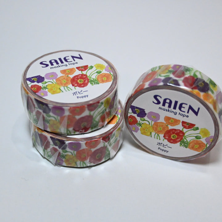 Saien Poppy masking tape