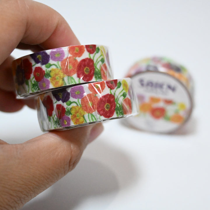 Saien Poppy masking tape
