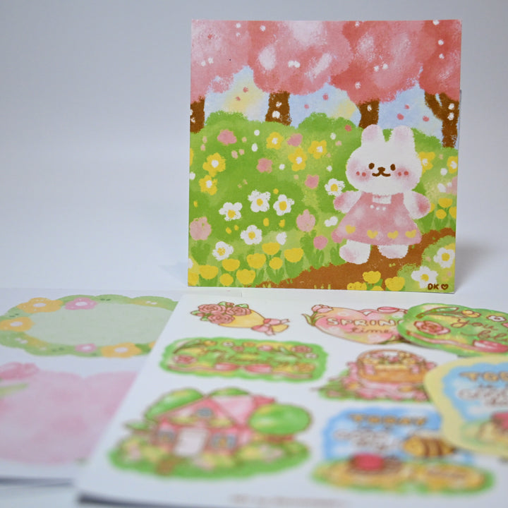 Dolly Kaye Sticker Set - Spring Blooms