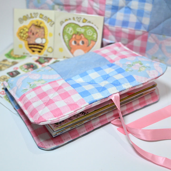 Dolly Kaye Journal Cover and Sticker Set - Pastel and Ribbons (A6)