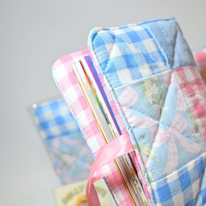 Dolly Kaye Journal Cover and Sticker Set - Pastel and Ribbons (A6)
