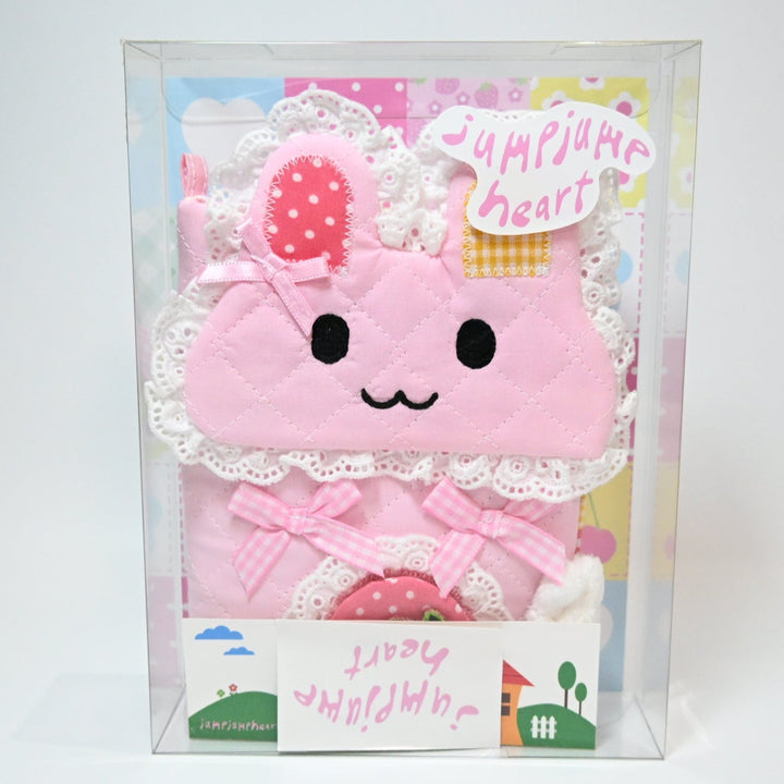 Jumpjumpheart Journal Cover - Pink Bunny (A6)