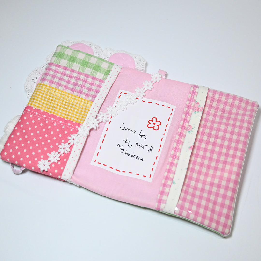 Jumpjumpheart Journal Cover - Pink Bunny (A6)