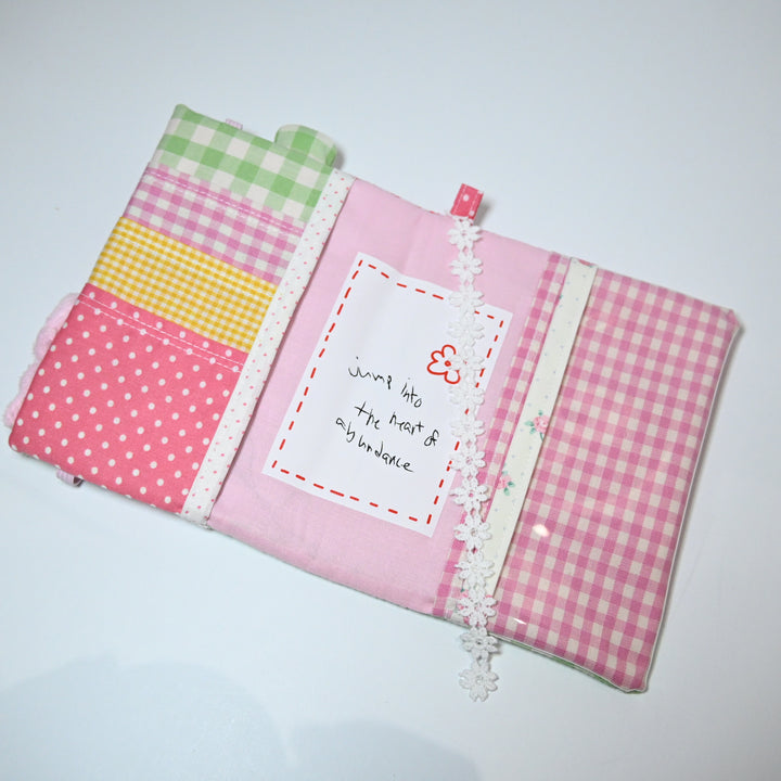 Jumpjumpheart Journal Cover (A6)  - Strawberry and Bunny