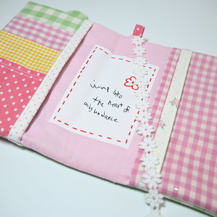 Jumpjumpheart Journal Cover (A6)  - Strawberry and Bunny