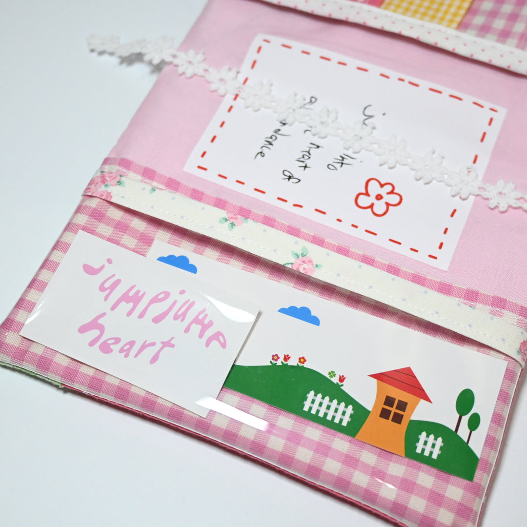 Jumpjumpheart Journal Cover (A6)  - Strawberry and Bunny