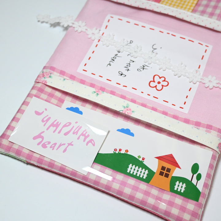 Jumpjumpheart Journal Cover (A6)  - Strawberry and Bunny