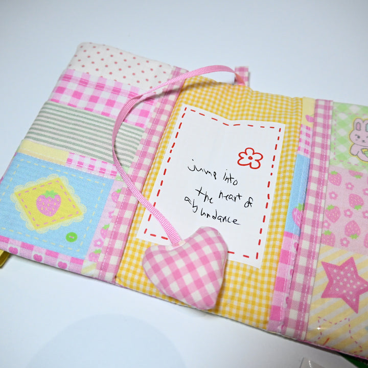 Jumpjumpheart Journal Cover (A6)  - Strawberry Bunny