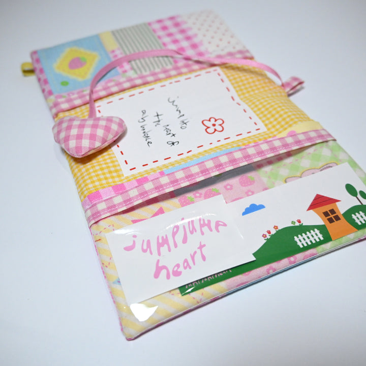 Jumpjumpheart Journal Cover (A6)  - Strawberry Bunny