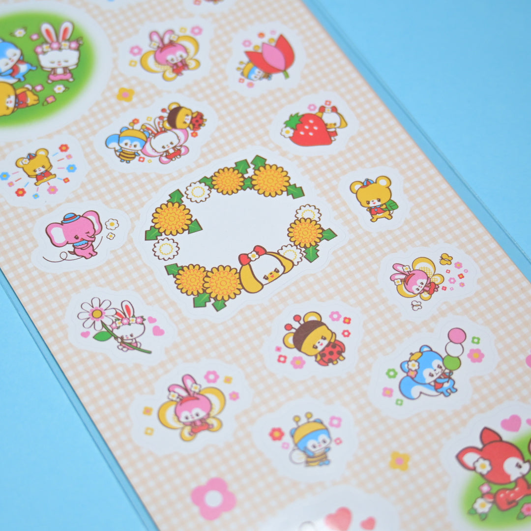 (DS002) Rainbowholic x Ochame Friends Flower Fairies Sticker Sheet