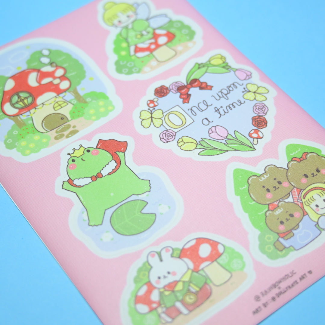 (DK005) Rainbowholic x Dolly Kaye Art Fairytale A6 Sticker
