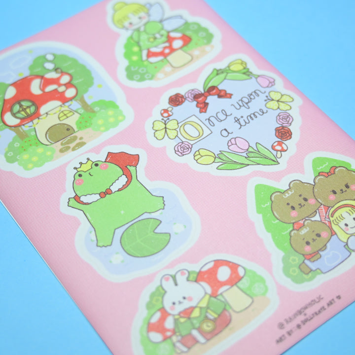 (DK005) Rainbowholic x Dolly Kaye Art Fairytale A6 Sticker
