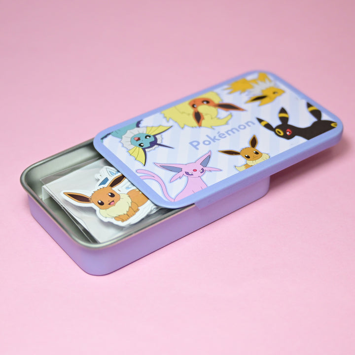 Pokémon Mini Tin Can Eeveelutions Flake Seals