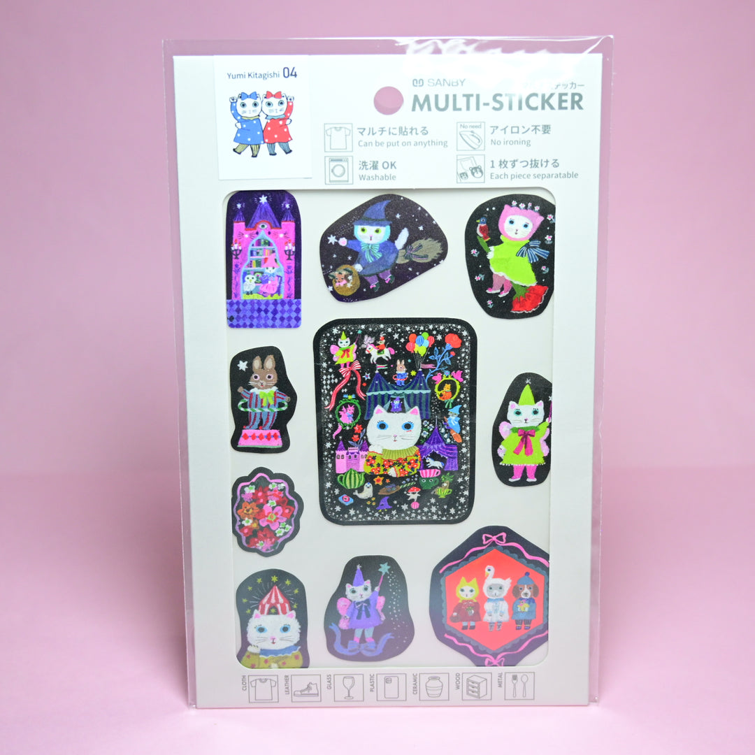 sanby Yumi Kitagishi Witchy Circus Multi-Sticker