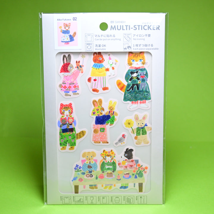 sanby Aiko Fukawa Friends Multi-Sticker