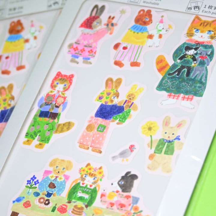 sanby Aiko Fukawa Friends Multi-Sticker