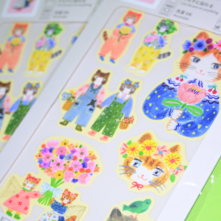 sanby Aiko Fukawa Flowers Multi-Sticker